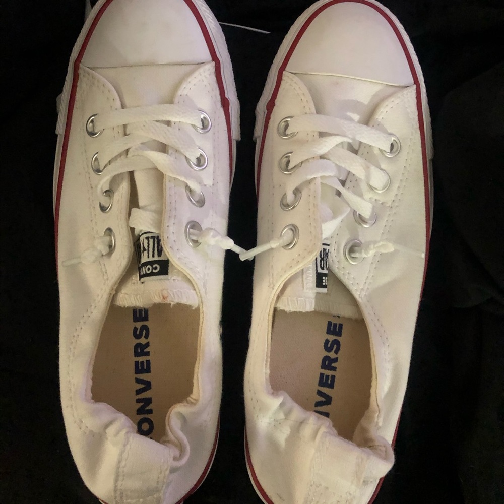 White and red All Star Converse